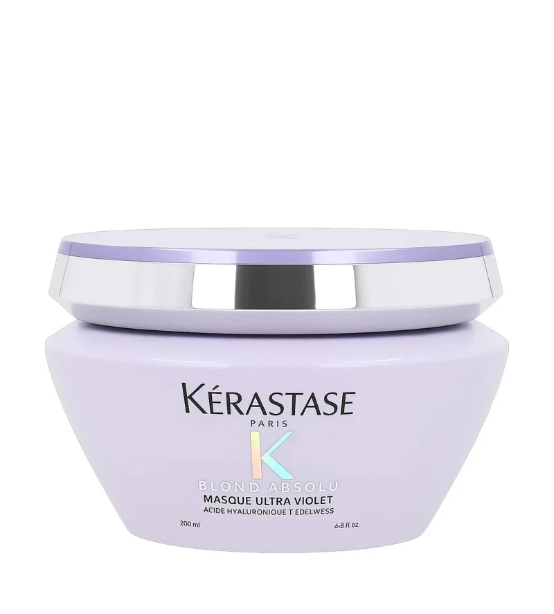 Blond Absolu Masque Ultra-Violet semlegesítő intenzív ápolás világosított, melírozott hajra 200 ml
