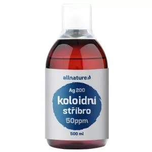 Allnature Kolloid ezüst Ag200 - 50 ppm 500 ml