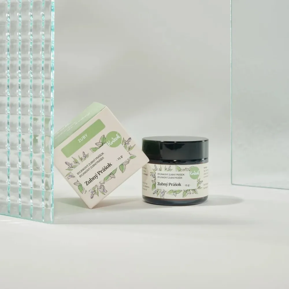 Kvitok Gyógynövényes fogpor (25 g) - érzékeny fogakra is alkalmas
