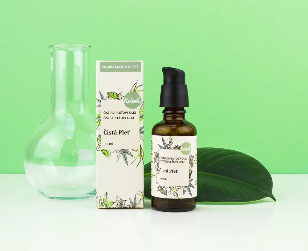 Kvitok Tisztító olaj problémás bőrre (50 ml) - nem hagy zsíros réteget