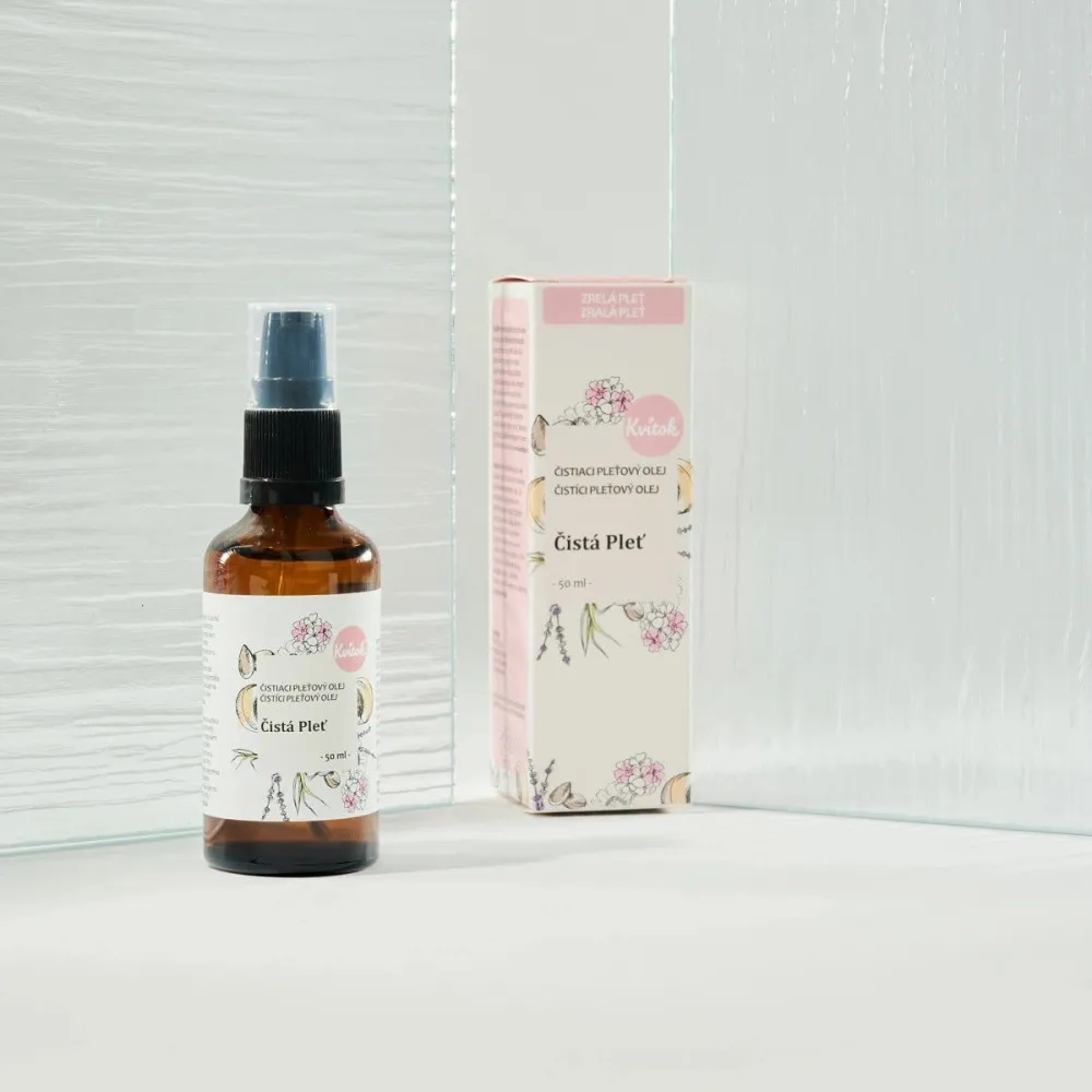 Kvitok Pure Skin tisztítóolaj érett bőrre (50 ml) - nem szárítja ki, rugalmasságot ad