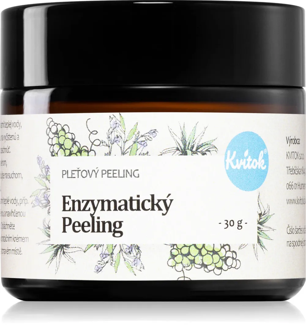Kvitok Enzimatikus hámlasztás minden bőrtípusra (30 ml) - érzékeny bőrre is alkalmas.