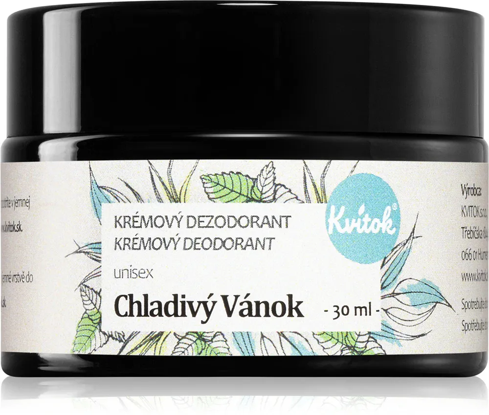 Kvitok Cool Breeze krémdezodor (30 ml) - nőknek és férfiaknak egyaránt alkalmas