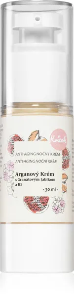 Kvitok Argan éjszakai krém érett bőrre 30 (30 ml) - lassítja a bőr öregedését