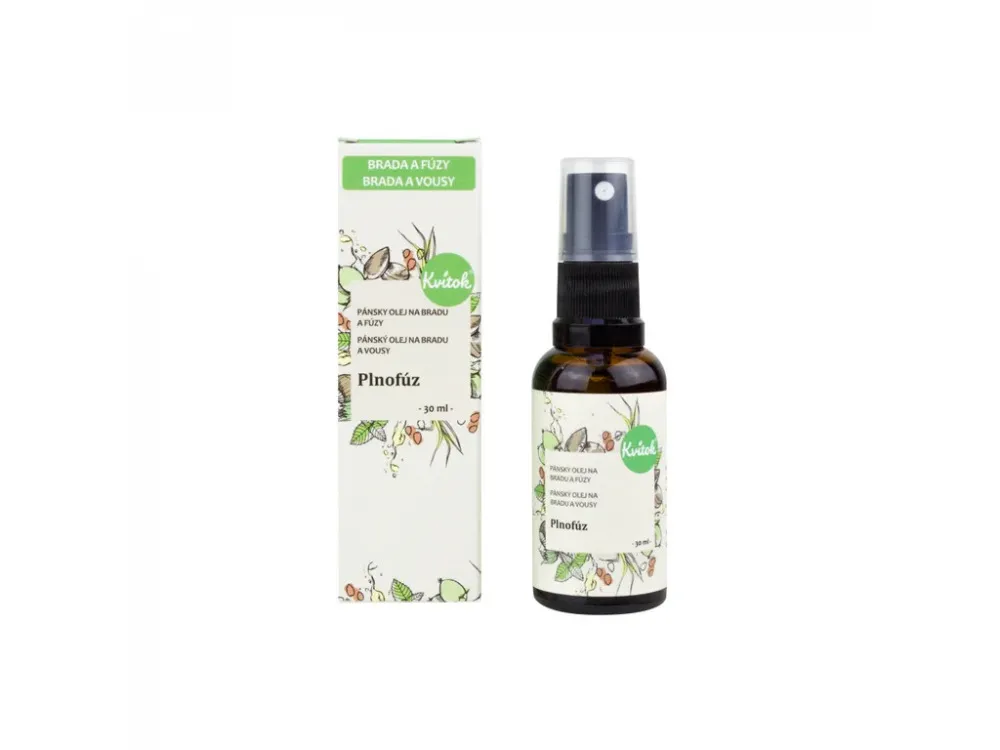 Kvitok Szakáll- és állápoló olaj Plnovous (30 ml) - friss illattal