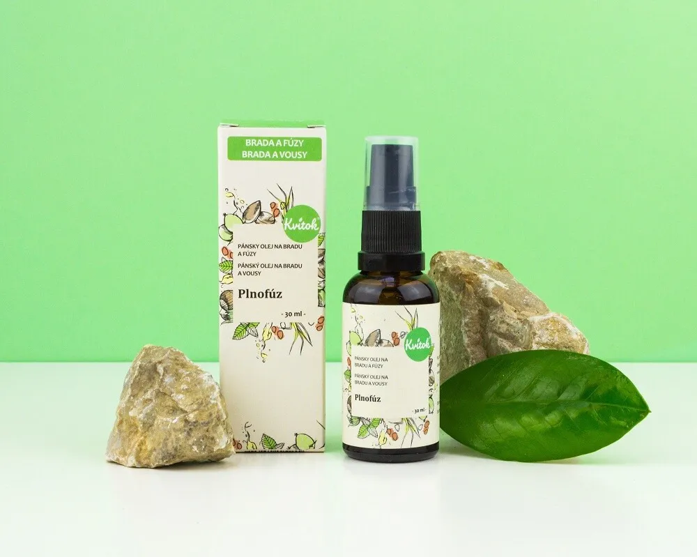 Kvitok Szakáll- és állápoló olaj Plnovous (30 ml) - friss illattal