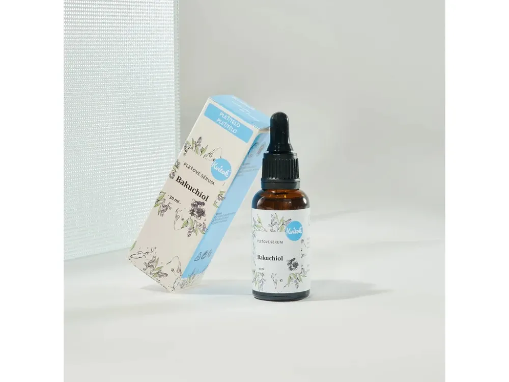 Kvitok Arcszérum - Bakuchiol (30 ml) - csökkenti a finom ráncokat