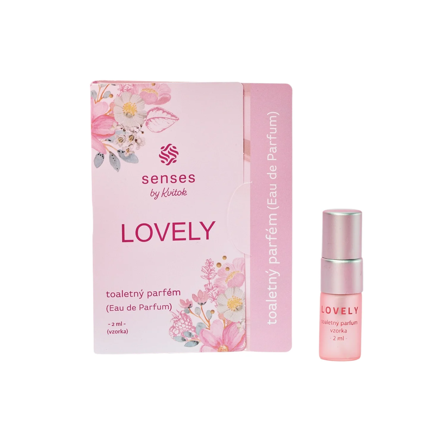 Kvitok Senses Lovely parfüm - minta (2 ml) - rózsa, vanília és citrusok illatával