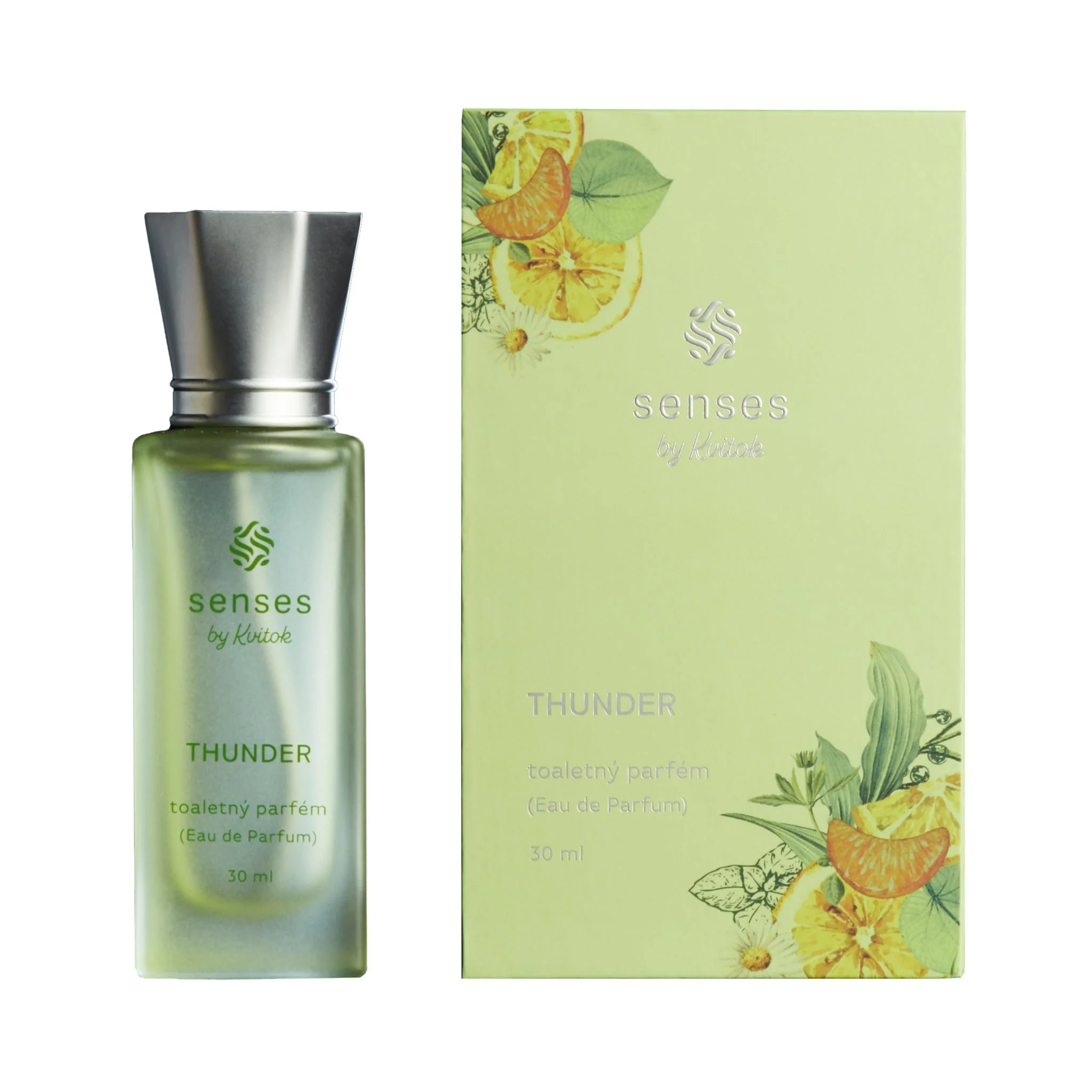 Kvitok Senses Thunder parfüm - minta (2 ml) - friss, fűszeres illat