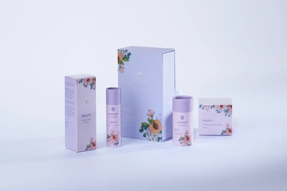 Kvitok Senses Tápláló testolaj Fruity (50 ml) - málna, ribizli és vanília illatával