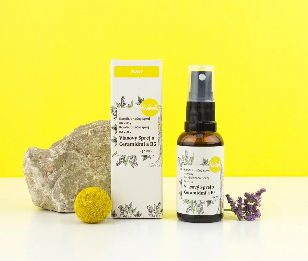 Kvitok Hajpakolás és hajvédő spray (30 ml) - ceramidokkal és b5 provitaminnal