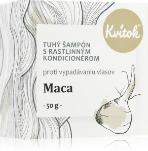 Kvitok Merev sampon kondicionálóval Maca XXL (50 g) - serkenti a haj növekedését