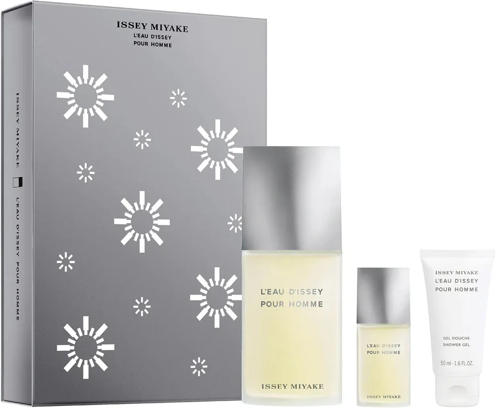 L'Eau d'Issey Pour Homme Eau de Toilette férfiaknak 125 ml + EDT 15 ml + tusfürdő 50 ml