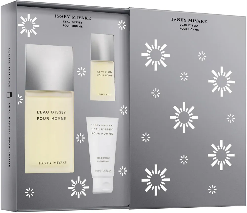 L'Eau d'Issey Pour Homme Eau de Toilette férfiaknak 125 ml + EDT 15 ml + tusfürdő 50 ml
