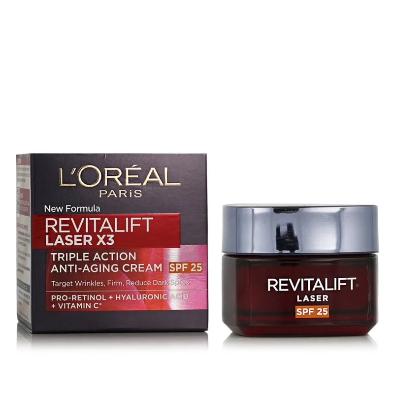 Revitalift Laser X3 öregedésgátló krém SPF 25 50 ml