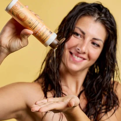laSaponaria BIO sampon napraforgóval és édesnarancssal 30 ml