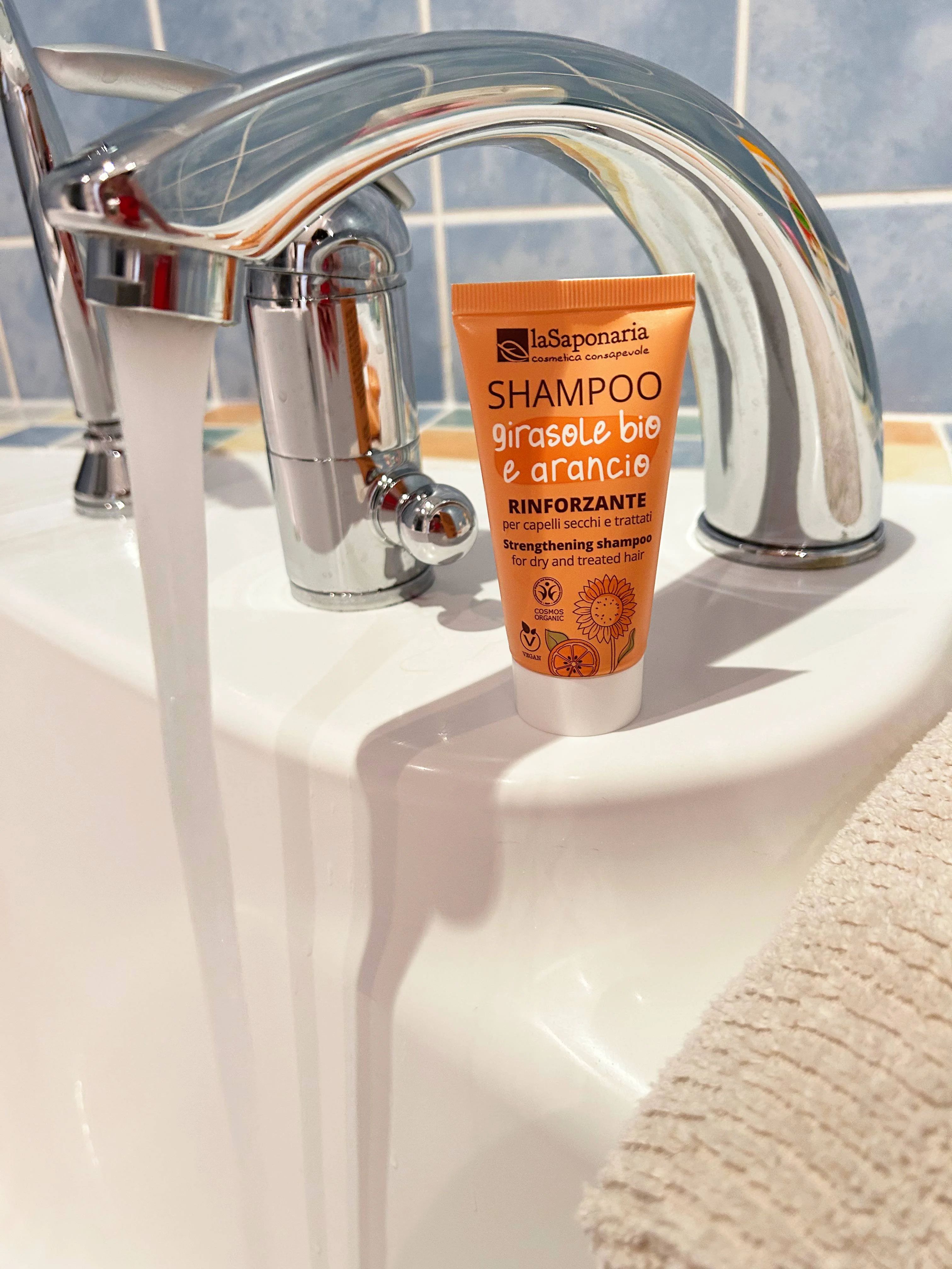 laSaponaria BIO sampon napraforgóval és édesnarancssal 30 ml