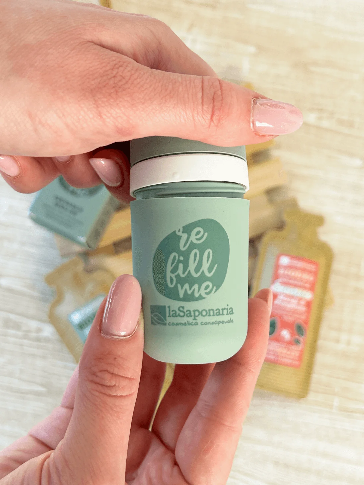 laSaponaria Grace roll-on dezodor utántöltő - illatmentes BIO (40 ml) - érzékeny bőrre
