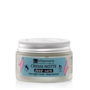 laSaponaria Deep Care éjszakai arckrém érett bőrre BIO (50 ml) - mélyreható regeneráció alvás közben