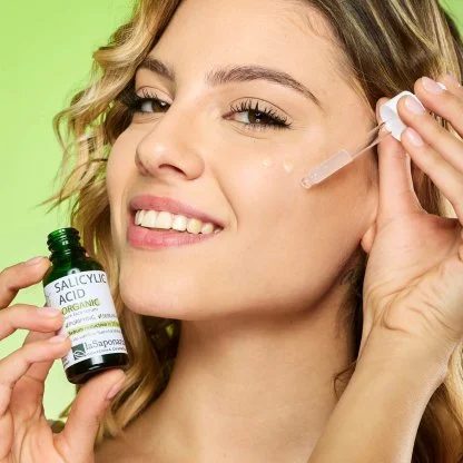laSaponaria Arcszérum - BIO szalicilsav (30 ml) - aknéra hajlamos bőrre