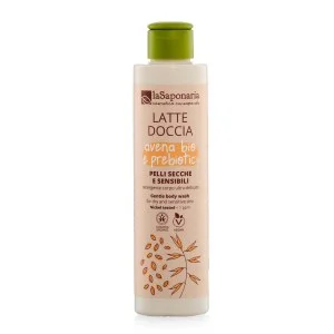 laSaponaria Zuhanytej BIO zabbal és prebiotikumokkal érzékeny bőrre (200 ml) - körömvirággal és kamillával