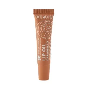 laSaponaria BIO karamellás tápláló ajakolaj - Warm Nude (12 ml) - fényes és mélyen táplált ajkakért
