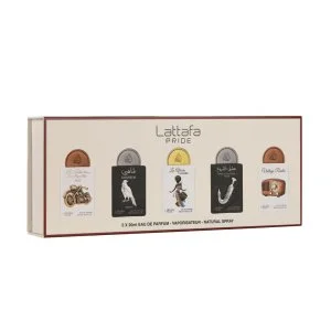 Lattafa Ajándékszett doboz 05 5 x parfümös víz