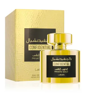 Lattafa Confidential Private Gold parfüm uniszex 100 ml