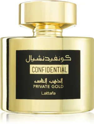 Lattafa Confidential Private Gold parfüm uniszex 100 ml