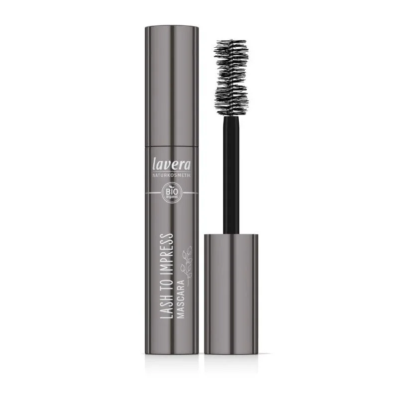 Lavera Lash to Impress szempillaspirál (13 ml) - fekete - volumen és ápolás elkenődés nélkül