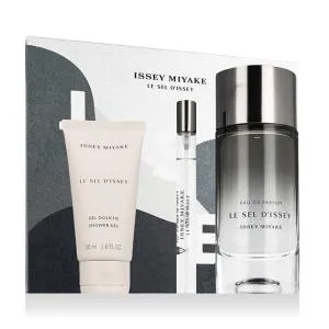 Issey Miyake Le Sel d’Issey Eau de Parfum férfiaknak 100 ml + EDP MINI 10 ml + tusfürdő