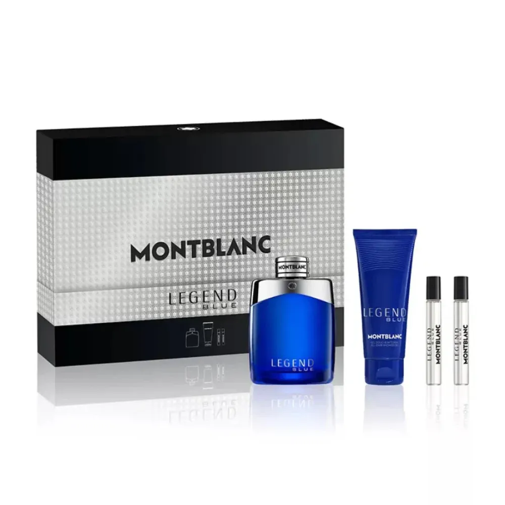 Legend Blue 100 ml + haj- és test tusfürdő 100 ml + EDP MINI 2 x parfümös víz férfiaknak 8 ml