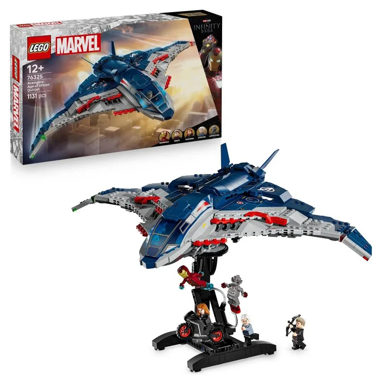 ǀ Marvel 76325 Avengers: Age of Ultron Quinjet vadászgép