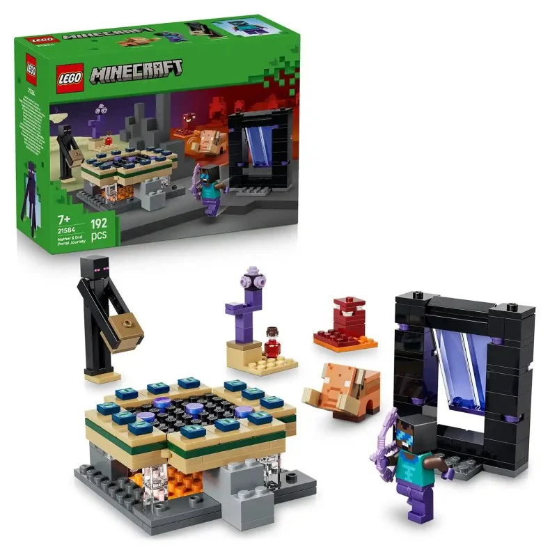 Minecraft® 21584 Utazás a portálon át az Alvilágba és a Végbe