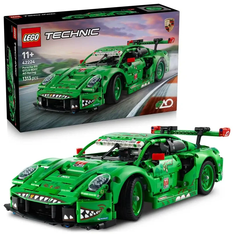 Technic 42224 Autó Porsche 911 GT3 R REXY AO Racing