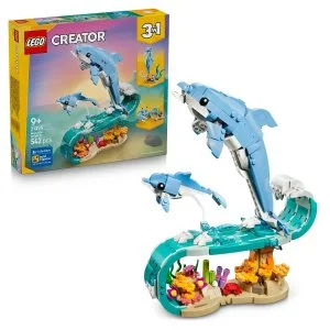 LEGO® Creator 3 az 1-ben 31385 Tengeri élőlények: Gyönyörű delfinek