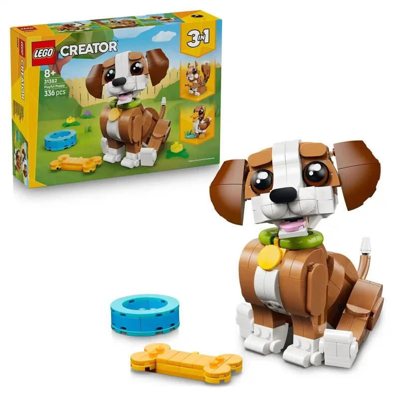 Creator 3 az 1-ben 31382 Aranyos állatok: Aranyos kiskutya