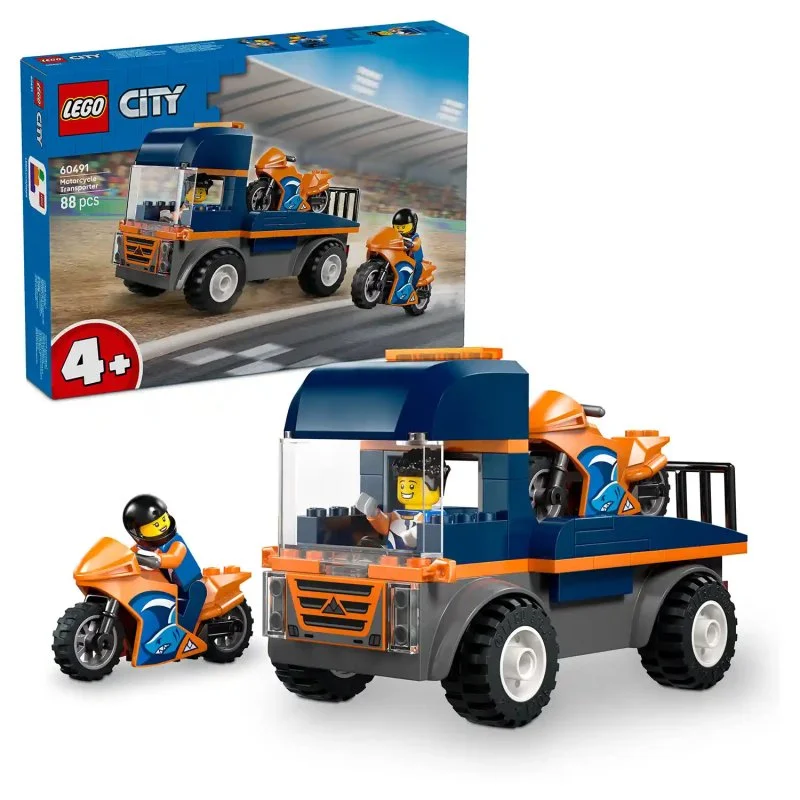City 60491 Motorkerékpár-szállító kamion
