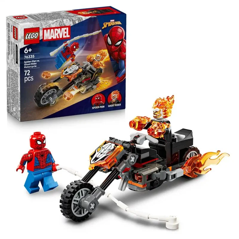 ǀ Marvel 76335 Spider-Man vs. Ghost Rider motoron