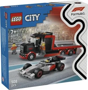 LEGO® City 60493 F1® kiállítási teherautó Audi F1® versenyautóval
