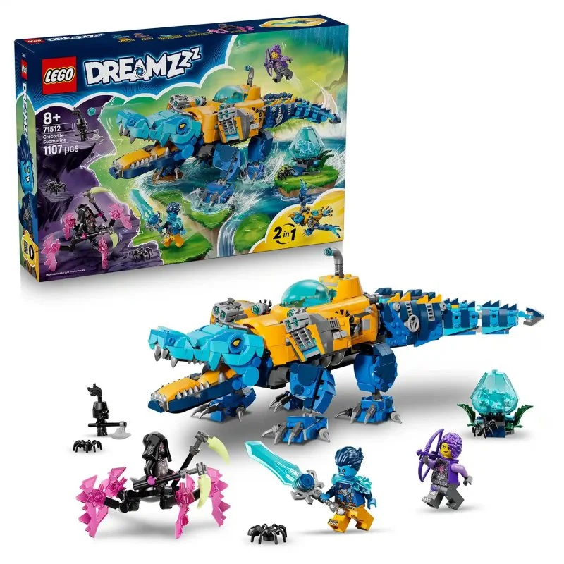 DREAMZzz™ 71512 Krokodil-tengeralattjáró