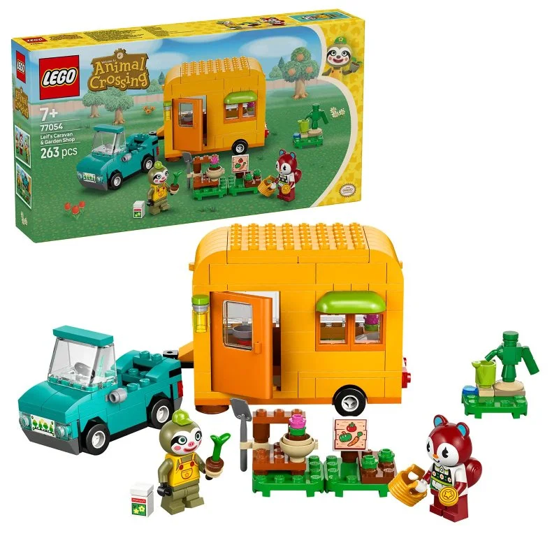 Animal Crossing™ 77054 Leif, lakókocsi és kertészet