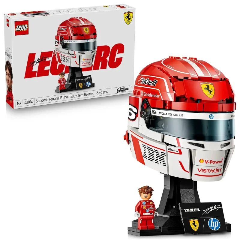 Editions 43014 Charles Leclerc bukósisak a Scuderia Ferrari HP-től