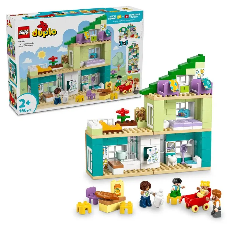 DUPLO® 10470 Modern családi ház 3 az 1-ben figurákkal