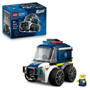 LEGO® City 60481 Kisautók – rendőrségi furgon