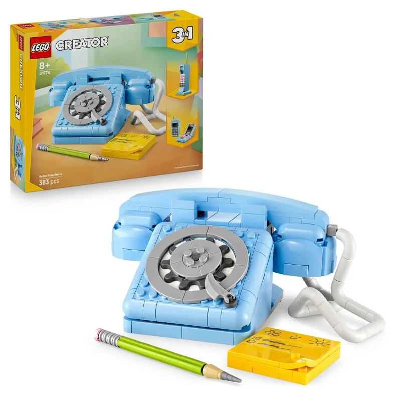 Creator 3 az 1-ben 31174 Retro telefon