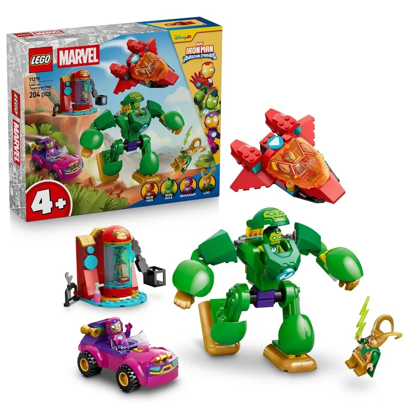 Disney Junior Marvel 11211 Loki vs. Iron Man csapata