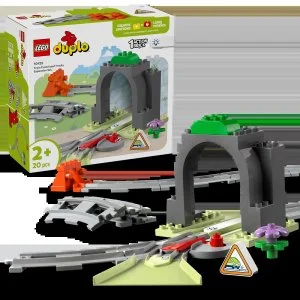 LEGO® DUPLO® 10425 Vasúti alagút és sínek – bővítőkészlet