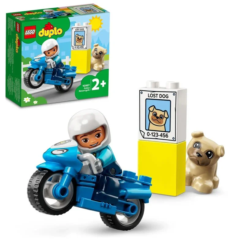 DUPLO® 10967 Rendőrségi motorbicikli