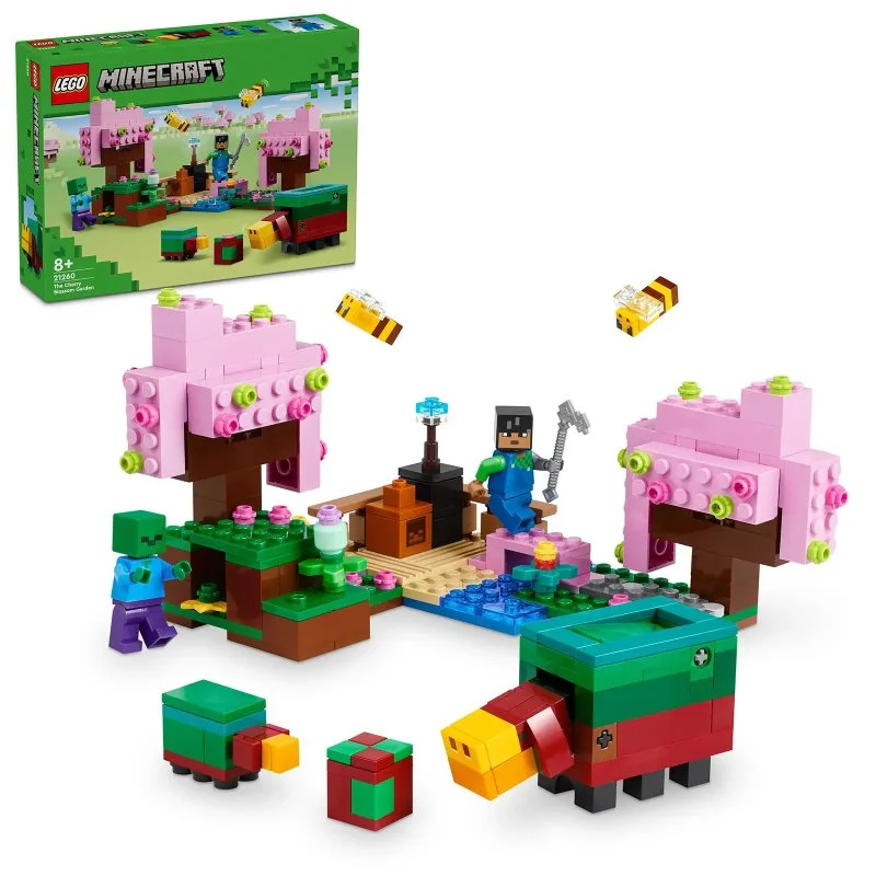 Minecraft® 21260 Kert virágzó cseresznyefákkal